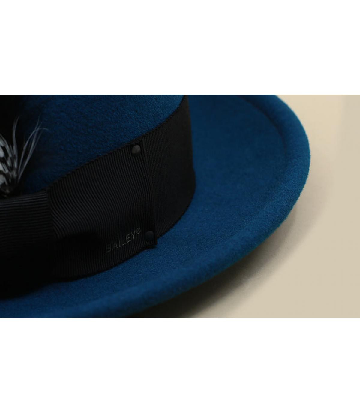 trilby azul fieltro